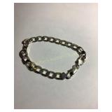 Sterling silver 925 link chain bracelet, .45 oz.