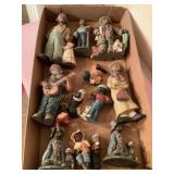 10+ Resin figurines, some have chips