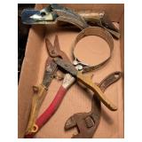 Oil filter, wrench, oil can spouts, etc.