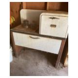 New Perfection metal oven stove, gas, 44ï¿½ x 48ï¿½ x