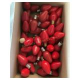 25+ red replacement Christmas light bulbs