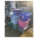 10 totes w/ lid