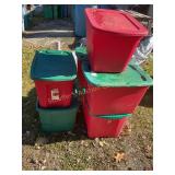 6 totes w/ lid