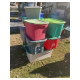 10 totes w/ lid