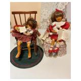 Patricia Ryan Brooks wood dolls, Waiting for