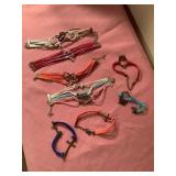 8 Handmade bracelets