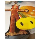 3 pcs Cardboard  fall decor , 32" tallest