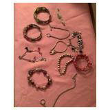 Costume jewelry bracelets