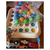 Kids games, cowboys and Indians, cars