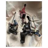 4 Hockey figurines