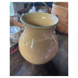 Longaberger pottery 2001 falling leaves vase,