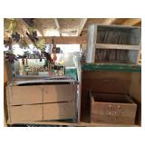 Wood  boxes, fruit crate,etc. (some show wear).