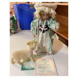 Ashton-Drake galleries, little bo peep, 14" tall