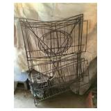 Metal shelving display rack 24"w x 44ï¿½h