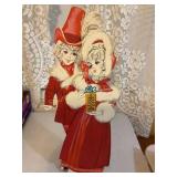 Holiday cardboard standup display, 24" tall