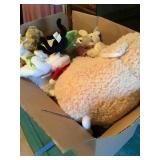 Plush animals - sheep, etc.