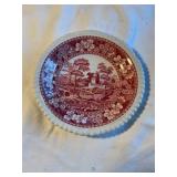 Copeland Spode Tower pink 6" plate, England