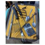 Misc utensils- scapula, forks, spoons, etc.