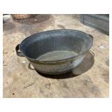 Metal wash pan, 19x15x7.5"