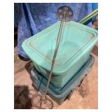 Farm creamery butter churn stirrer, 27"