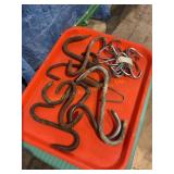 Misc. hooks, largest is 9.5"