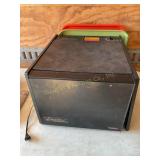 Excalibur food dehydrator, 12x18.5x16.5", shows