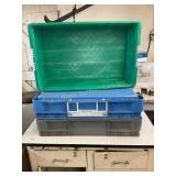 3 stackable bins. 23.5x4.75x15"