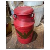 Red milk can