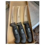 3 Koch boning  knives, 015086, New