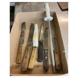 Butchering knives, etc.