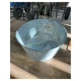 Galvanized tub, 24"D, No. 3