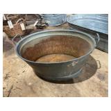 Galvanized tub, 28x22.5x12