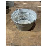 Galvanized bucket 14"D