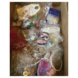 Costume jewelry- Earrings, rings, supplies, etc