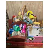 Easter/spring decor, eggs, baskets, Avon Little