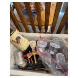 Plastic containers 2" x 2.25ï¿½ dia, hair items, etc