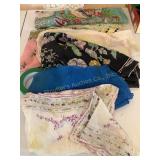 8 Vtg ladies scarves, various sizes, some show