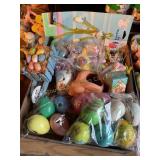 Easter decor- bunnies, eggs, etc.