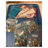 Misc. loose beads, charms, jewelry bags