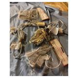 6 Village house light cords, single bulb, some NIP
