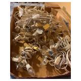 7+ Village house light cords, 5 bulbs