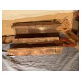 2 Wooden miter saws