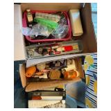 Misc tools, flashlights pill containers, etc
