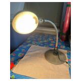 Flexible desk lamp electric , heavy metal base,