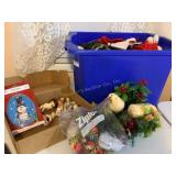 Misc Christmas- nativity figurines, decor,