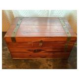 Small chest style storage box,dovetail corners,