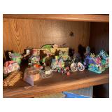 Contents of shelf- Easter decor, Jelly Bean