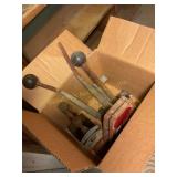 Misc. tools- metal banding clips, reflectors, etc.