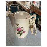 Electric 4 c tea pot 6" tall Japan