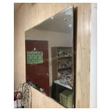 Wall mirror, 36x28" no shipping